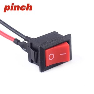 Interruptor de botón pulsador redondo miniatura de 12V IP50 a prueba de polvo con cable para equipos automatizados - Product Image 2