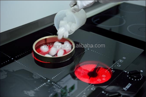 Estufa eléctrica con control táctil de cristal negro, vitrocerámica integrada con 2 quemadores <span class=keywords><strong>para</strong></span> uso doméstico, cocina de inducción, fácil de <span class=keywords><strong>limpiar</strong></span> - Product Image 5