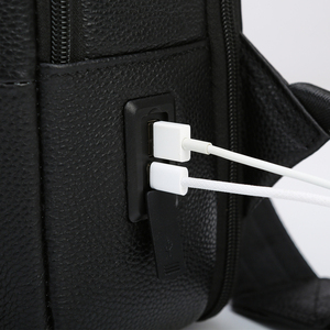 Vente en gros d'usine Sac à dos tendance pour homme Sac à dos personnalisé en cuir de vachette Sac pour les loisirs Voyage Sac à dos pour homme - Product Image 5