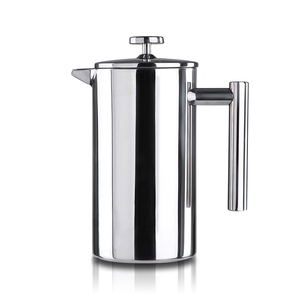 350 ml 800 ml 1000 ml de acero inoxidable de doble pared francés prensa café tetera