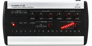 โมดูลกระจายสัญญาณเสียง Behringers Powerplay P16-M 16 ช่อง ระบบมอนิเตอร์ส่วนบุคคล ตัวแปลงสัญญาณดิจิตอล - Product Image 4