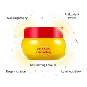 Vitamin C Illuminating <b>Cream</b> Retinol 5% Niacinamide 3% TXA Ceramide Dark Spot Reduction Anti-Aging Moisturizer for All <b>Skin</b> - Product Image 4