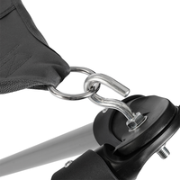 HITREE – hamac pliant en fer pour adultes, lit-balançoire suspendu en coton avec cadre métallique