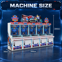 Pousse-pièces direct usine à vendre pour centres de jeux, construit comme une machine à pousse-pièces avec garantie d'un an et solution pour salles d'arcade