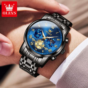  Reloj de Pulsera de Cuarzo 2859, Reloj de Acero Inoxidable para Hombre, Estilo Ejecutivo, Masculino - Product Image 3