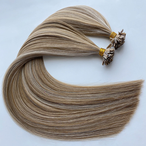 Extensions de cheveux humains à pointe plate K-Tip, double tirage, sans douleur, application <span class=keywords><strong>simple</strong></span>, directement de l'usine, collection 2026 - Product Image 6