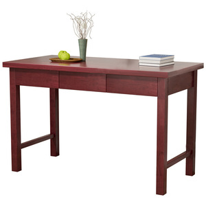 Xiuyuan Spring Scenery <b>Solid</b> <b>Wood</b> <b>Desk</b> 120x60x76 Cm Modern Simple Study Computer <b>Desk</b> Office Furniture - Product Image 4