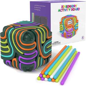 3D 感官活动板，硅胶指尖玩具，用于缓解压力、平静情绪、提高注意力、多动症和自闭症的促进玩具 - Product Image 5