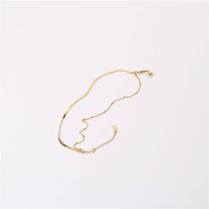 महिलाओं के लिए 2020 सबसे ज्यादा बिकने वाली स्टेनलेस स्टील सांप चेन और बॉल चेन लेटेड - Product Image 4