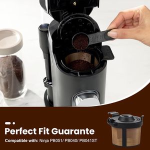 Filtros de Café Reutilizables y Ecológicos de Acero Inoxidable 304 con Asa de Malla para Cafeteras de Goteo de 4-5 Tazas - Product Image 5