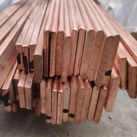 Barres/Plaques carrées plates en cuivre pur non allié Hong Ye C11000 99,99 %, 1 kg, 10 mm, norme ASTM, avec service de découpe