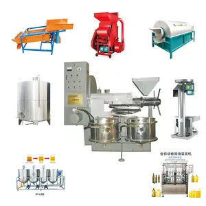 Fully automatic flaxseed oil production line/worry free processing/Presses a huile
