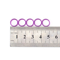 Mini-élastiques en silicone souple de 1/2 pouce pour tresses, queues de cheval, dreadlocks, coiffures pour enfants et usage quotidien