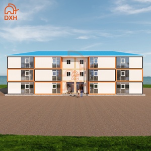 Dxh 3 tầng prefab di động bệnh viện di động hội thảo cửa hàng triển lãm hội trường văn phòng lớp học Máy Trạm Modular container nhà - Product Image 5