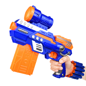 Jouet de tir en plein air et intérieur, pinces avec pince à munitions, 10 pièces, recharge de balles, livraison gratuite - Product Image 1