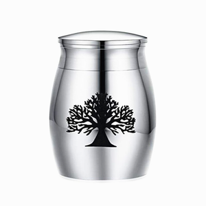 Özel anıt kişiselleştirilmiş Pet kremasyon külleri kutusu pençe baskı ile cenaze <span class=keywords><strong>Keepsake</strong></span> Metal Mini Pet Urns - Product Image 3