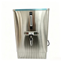Chauffe-eau électrique mécanique à double robinet en acier inoxydable 70L/H pour usage hôtelier