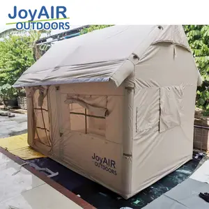 Personal isierte aufblasbare Outdoor-Camping Air House Zelte Luxus Familie tragbare Leinwand aufblasbare Kabine Zelt zu verkaufen