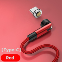 Kabel Data pengisian daya cepat, kabel Data magnetik 3 in 1 tipe-c, USB-C mikro Tipe C, kabel Data rotasi 540 derajat, kabel magnetik USB 66W