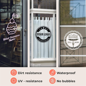 Adesivi Personalizzati per Finestrini Auto Resistenti ai Raggi UV e alle Intemperie, Banner per Veicoli Fustellati per Esterni, Adesivi per Parabrezza, Decalcomanie in Vinile Trasferibile - Product Image 3