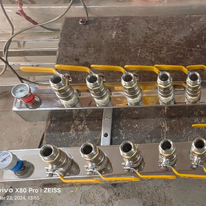 Collecteur d'eau à 8 entrées et 8 sorties Dubey International avec vanne à boisseau sphérique, anti-moisissure et anti-rouille, longue durée de vie, garantie de 2 ans - Product Image 5