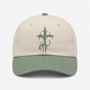 Custom Logo Flat Embroidery 6 <b>Waterproof</b> <b>Cap</b> Water Repellent Vintage Adjustable Unisex Sports Hat Leaf Design Wholesale Supplier - Product Image 2