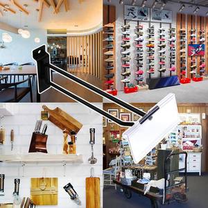 Crochets doubles de panneau perforé en métal de supermarché de style européen avec le support d'étiquette de prix - Product Image 5