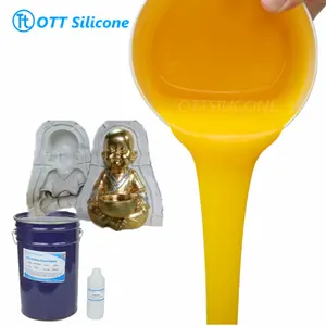 Free Sample Liquid Molding Silicone Rubber For Concrete Stone Statue Mold