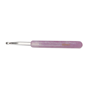 1 ensemble de <span class=keywords><strong>9</strong></span> crochets professionnels en aluminium avec manche en résine rose transparente pour tricot et artisanat DIY (pulls, etc.) - Product Image 4