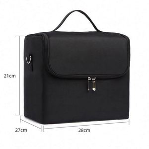 Wholesale Custom Logo with Layered Travel Special Cosmetic <b>Bag</b> Large Capacity Portable Makeup Case - Product Image 2