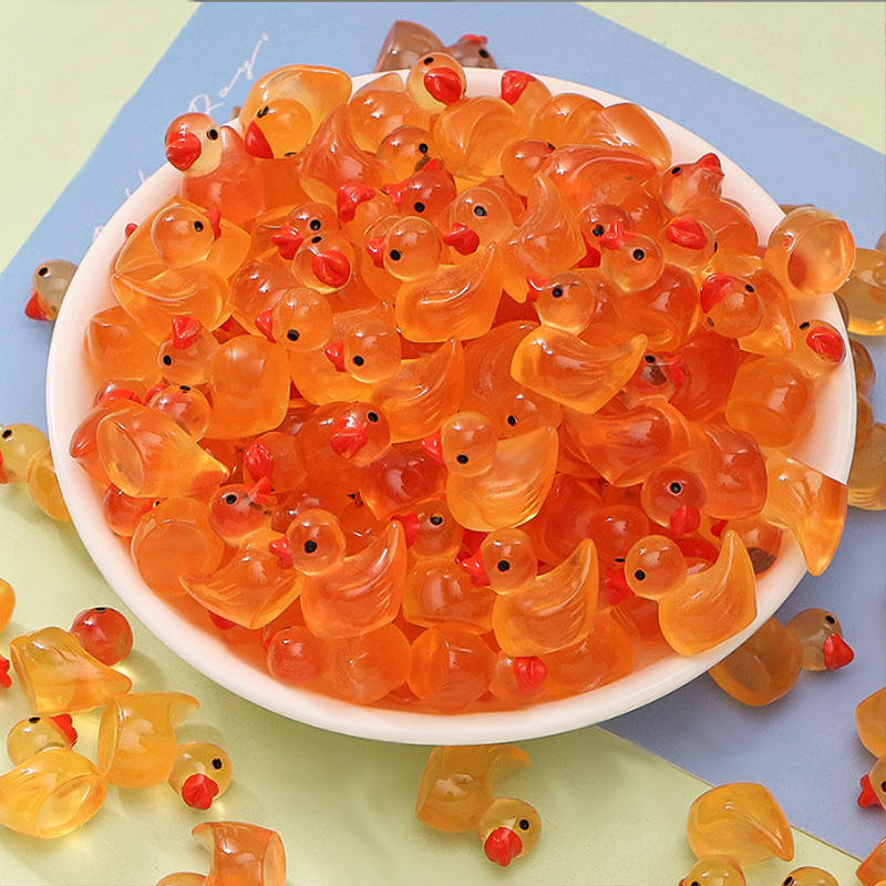 เป็ดสีส้มเรืองแสงในที่มืด