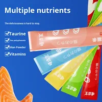 Nourriture humide pour chatons en bandelettes de poulet écologiques confortables pour bébés en gros, pâte nutritive riche en protéines, vitamines et minéraux