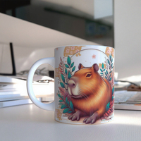 Vente en gros de tasses à sublimation avec poignée en C de 350 ml (11 oz), tasses à café en céramique blanches pour la promotion de la marque d'entreprise, cadeaux promotionnels, presse à chaud