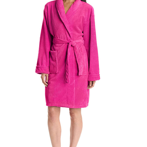 Peignoir pour <span class=keywords><strong>femme</strong></span> avec fermeture éclair sur le devant, longueur totale, en polaire <span class=keywords><strong>de</strong></span> polyester / <span class=keywords><strong>robe</strong></span> <span class=keywords><strong>de</strong></span> <span class=keywords><strong>chambre</strong></span> - Product Image 2