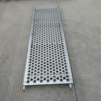 Planche de coffrage en aluminium perforé, planches de marche pour échafaudage, planches de coffrage en aluminium perforé
