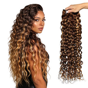 Extensiones de Cabello Natural Ondulado, Paquetes de Cabello Humano Brasileño 100% al por Mayor - Product Image 1