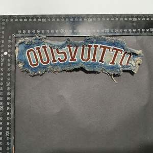 Vendita all'ingrosso con motivo in tessuto custom logo del marchio toppe ricamate jeans personalizzano ferro su cucito su felpa con cappuccio con ricamo in difficoltà - Product Image 5