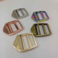 Luxus Light Gold 1 "Metall Messing D-Ring Set 10mm-25mm Geschweißte D-Ringe Schiebe gürtels chnalle für Rucksäcke