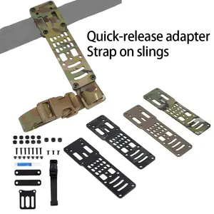 लबुल सामरिक धातु मॉड्यूलर विस्तार त्वरित पुल एडाप्टर सफारी क्यूल्स लेग स्ट्रैप फिक्स्ड पोर्टेबल ड्रॉप लेग बैंड - Product Image 2