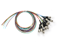 BANGBANG Pigtail de Fibra Óptica Simplex FC UPC de 12 Núcleos, 1 Metro, 0.9mm, con 3 Años de Garantía para Redes IP