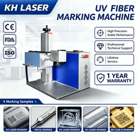Machine de gravure laser UV haute précision portable mini 3W/5W/10W pour métaux et non-métaux, gravure 3D or, argent, cristal