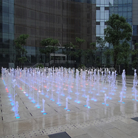 Schlüsselfertige Lösung für Außenbrunnen: DMX 512 DC 24V Sicherheits-Wasserpumpe, Unterirdischer Trockenlauf-Musikbrunnen