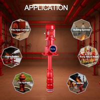 Pompe à incendie verticale à turbine à arbre long Shynpo XBD 1800 GPM pour système d'hydrant et d'arrosage de réservoir