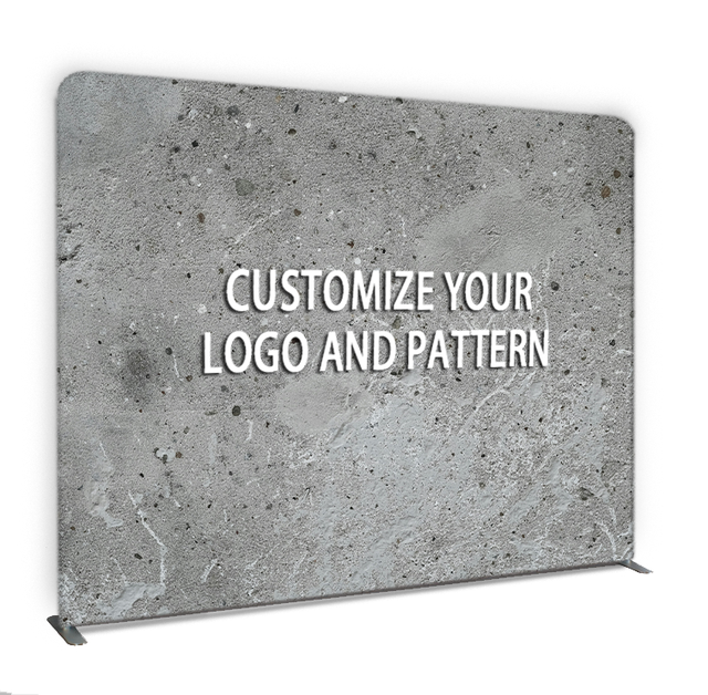 Aluminum Frame Photo Booth Display 10x10ft 10x20ft Tension Fabric Backdrop for Exhibition Event