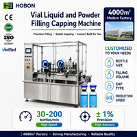 Petite machine de remplissage et de capsulage de parfum pour flacons de 66 mm avec capuchons en verre jetables