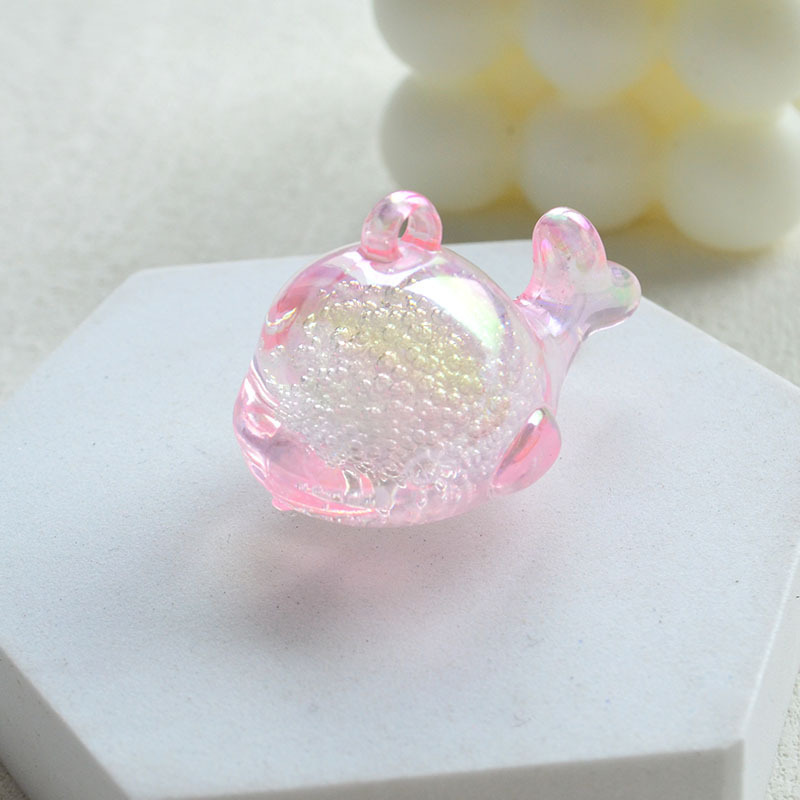 Baleine à bulles roses
