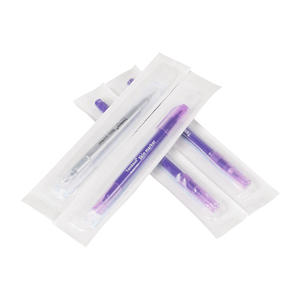 Purple Waterproof Tattoo Stencil Marker <b>Pen</b> with Measuring Paper Ruler for Microblading Makeup - Product Image 6