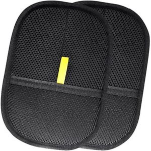 Guante para quitar el pelo de las mascotas, material TPR negro de 21,5x17,5 cm para el aseo de perros de pelo largo - Product Image 4
