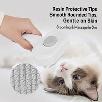 Brosse de toilettage pour animaux NOVIPET en acier inoxydable, peigne démêlant pour chien, brosse à poils pour chien et chat, outil de massage et de nettoyage