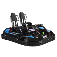 Go Kart Eléctrico para Adultos - Kart de Derrape Profesional de Alta Velocidad con Asientos Dobles